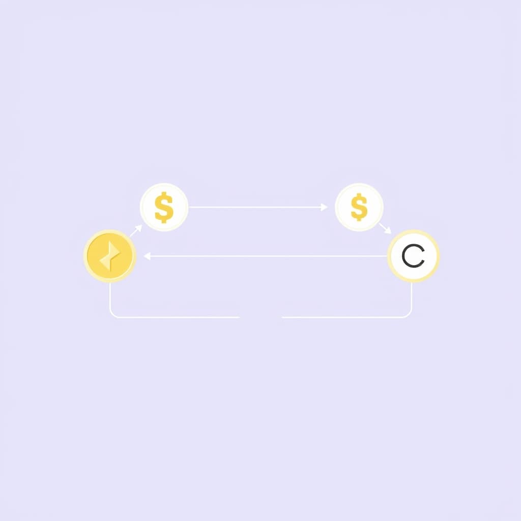 Flowchart showing traditional vs abstracted gas stablecoin transfers