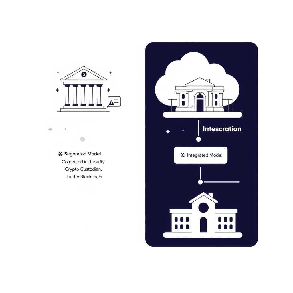 A split-screen architectural diagram. The left sid