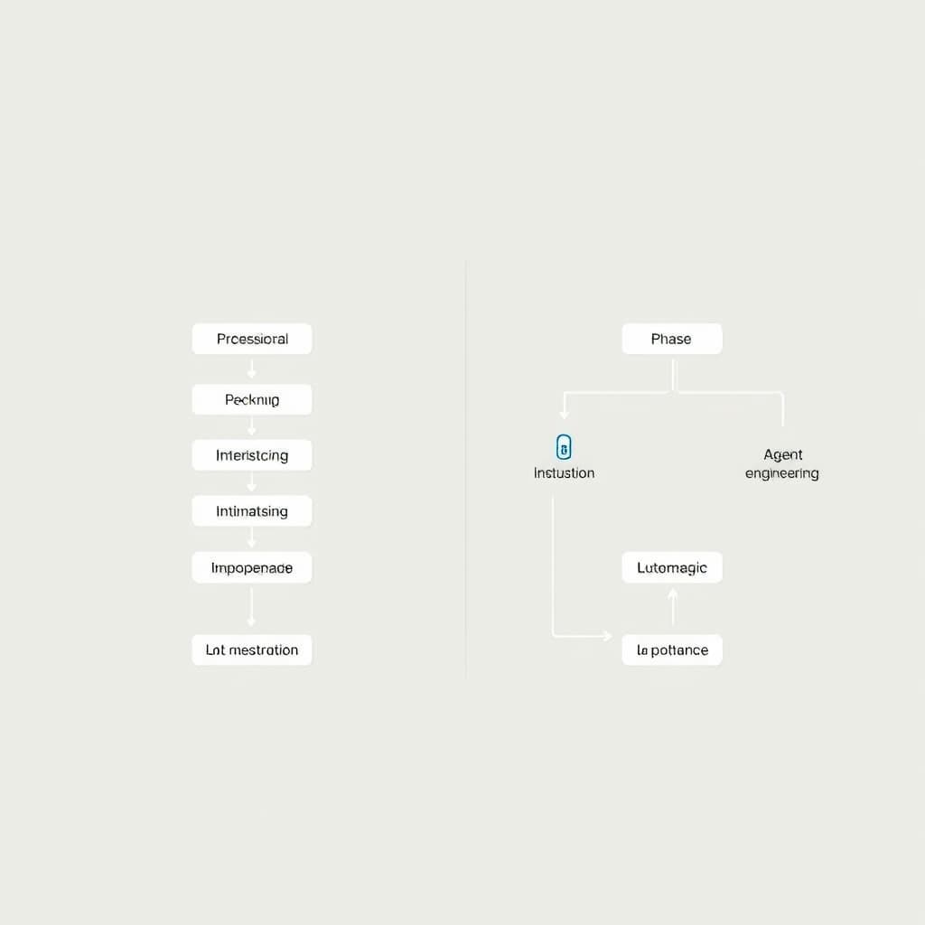 A side-by-side flowchart comparing the traditional software development lifecycle (SDLC) versus the 2026 AI-augmented SDLC
