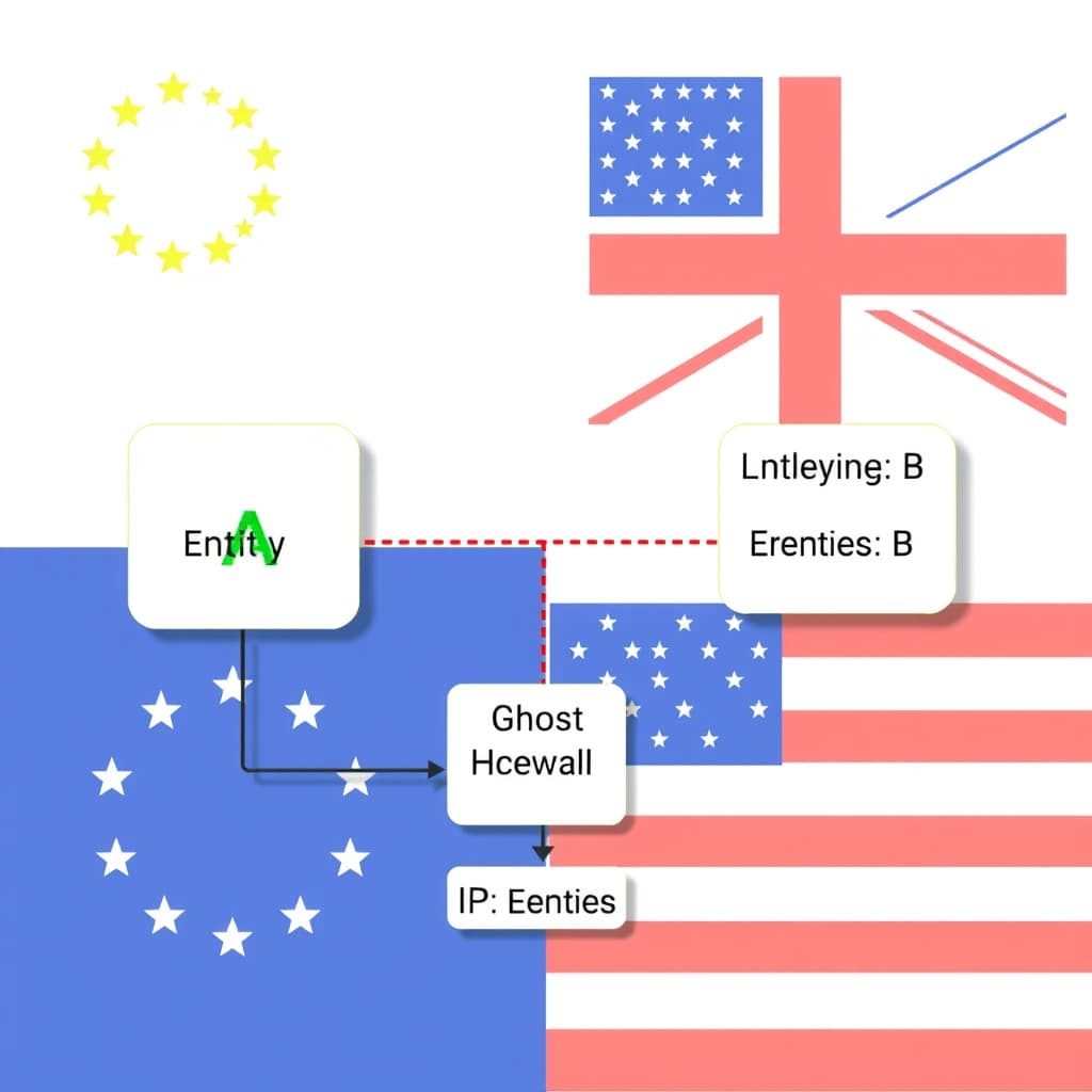 on dark navy background