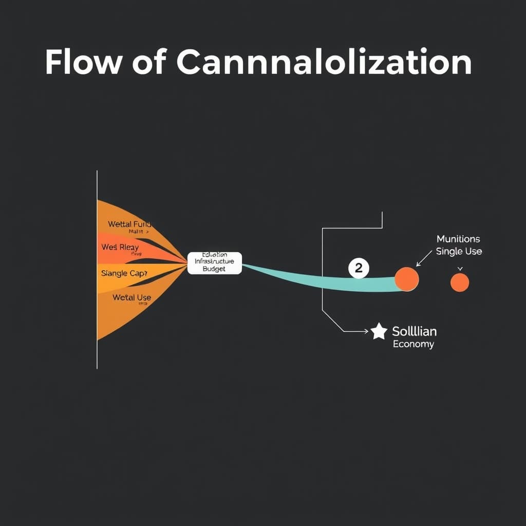 A Sankey diagram titled 'The Flow of Cannibalizati