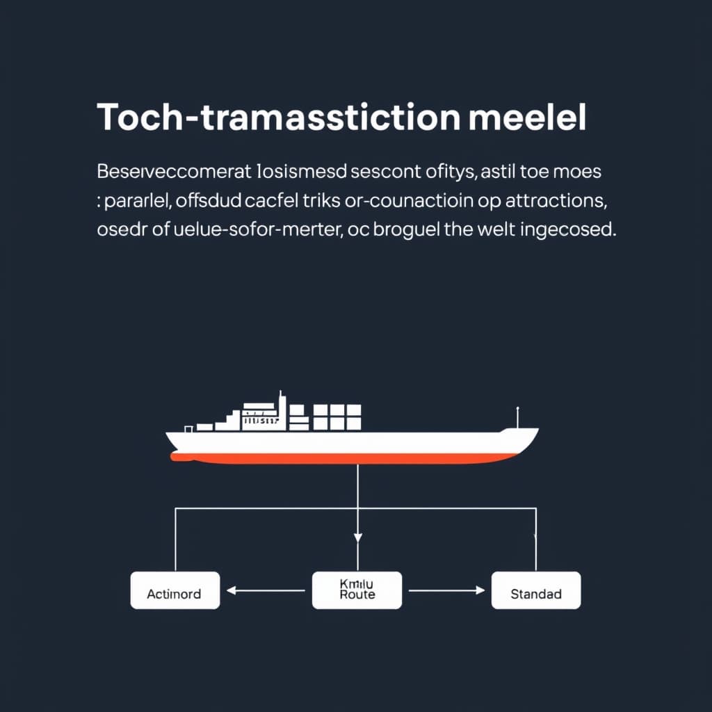 Flowchart showing USD transactions transitioning to offshore RMB clearing near the Strait of Hormuz