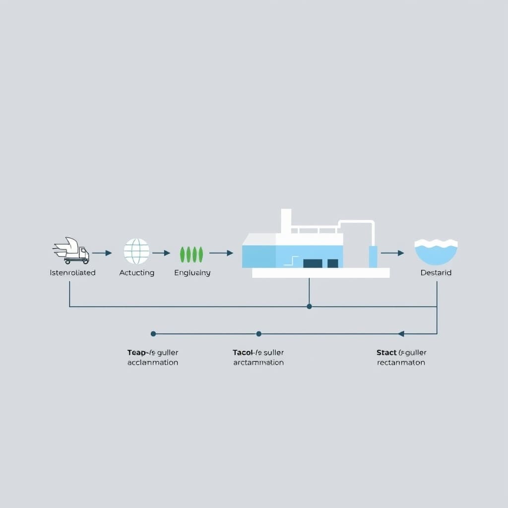 Flowchart of cascading failures in compromised desalination plants